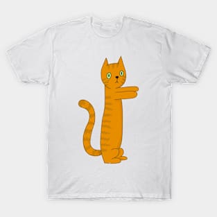 Long Kitty [Ginger Tabby] T-Shirt